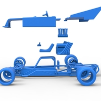 Supermodified rear engine race car Version 2 Scale 1:25 - Thumbnail 22