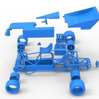 Supermodified rear engine race car Version 2 Scale 1:25 - Thumbnail 23