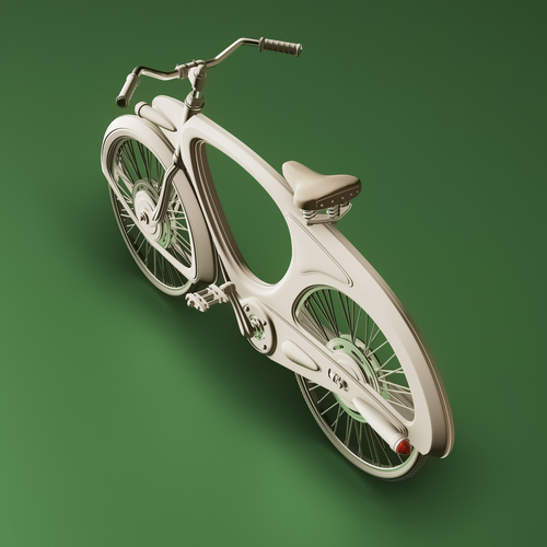 Art Deco bicycle 3D Print 531975