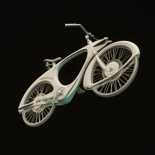 Art Deco bicycle 3D Print 531976