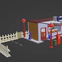 Gasolinera años 60 - Thumbnail 5