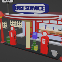 Gasolinera años 60 - Thumbnail 7