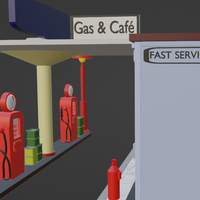 Gasolinera años 60 - Thumbnail 4