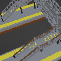 Tren. Estación. Paso peatonal - Thumbnail 2