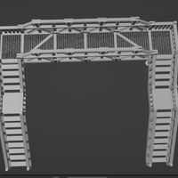 Tren. Estación. Paso peatonal - Thumbnail 3