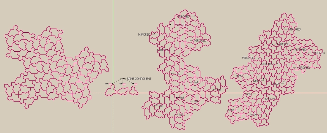 Aperiodic mono tilings 3D Print 532046