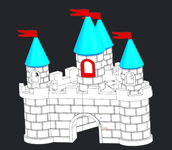 castle 2 3D Print 5321