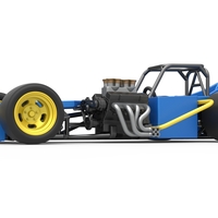 Supermodified front engine race car 1:25 - Thumbnail 2