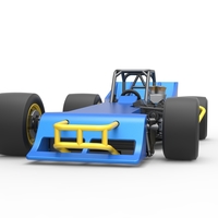 Supermodified front engine race car 1:25 - Thumbnail 6