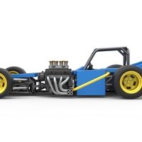 Supermodified front engine race car 1:25 - Thumbnail 9