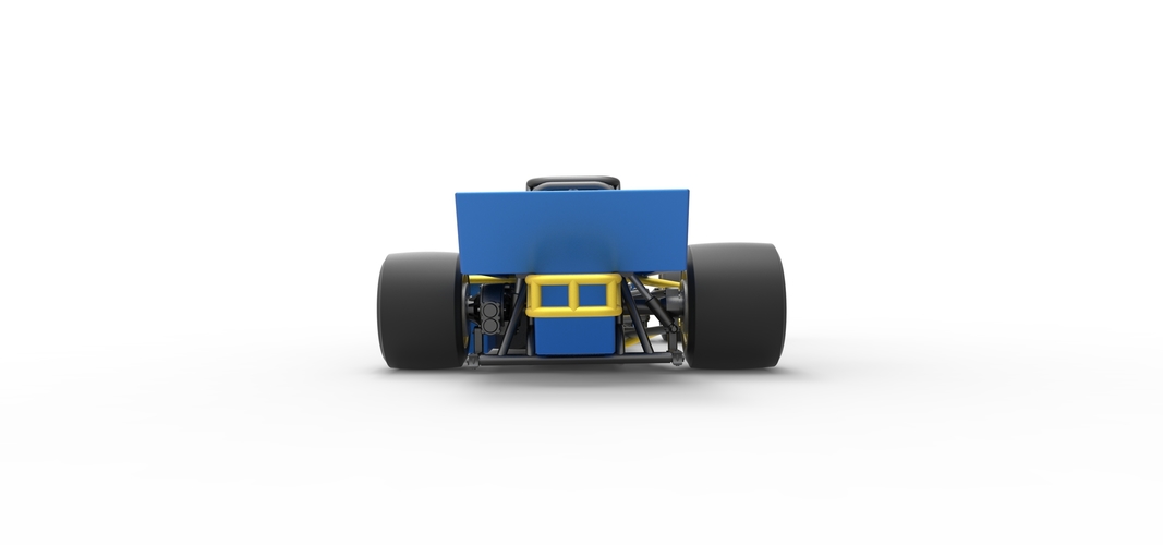 Supermodified front engine race car 1:25 3D Print 532114