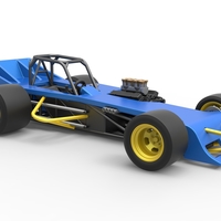 Supermodified front engine race car 1:25 - Thumbnail 21