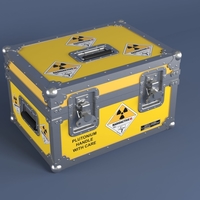 PLUTONIUM CASE BTTF 3D Print HQ 1-8 Scale - Thumbnail 2