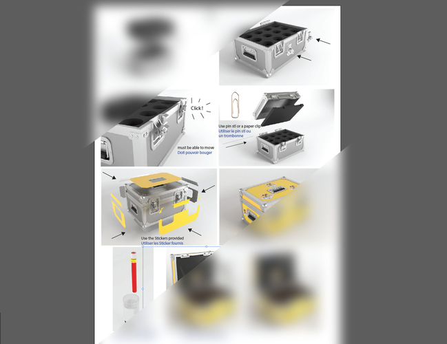 PLUTONIUM CASE BTTF 3D Print HQ 1-8 Scale 3D Print 532217