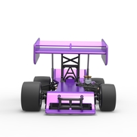 Supermodified front engine Winged race car 1:25 - Thumbnail 7