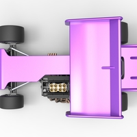 Supermodified front engine Winged race car 1:25 - Thumbnail 11