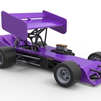 Supermodified front engine Winged race car 1:25 - Thumbnail 20