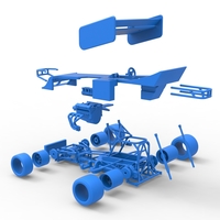 Supermodified front engine Winged race car 1:25 - Thumbnail 25