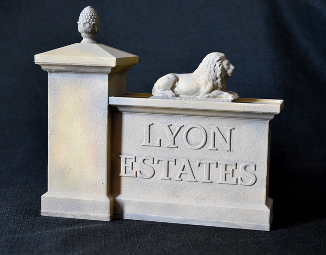 LYON ESTATES Gate Back to the Future 1/8scale 3D Print 532295