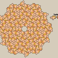 Small Aperiodic mono tiling turtle version female and a male one too 3D Printing 532308