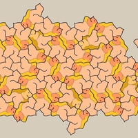 Aperiodic mono tiling turtle version female and a male one too - Thumbnail 3