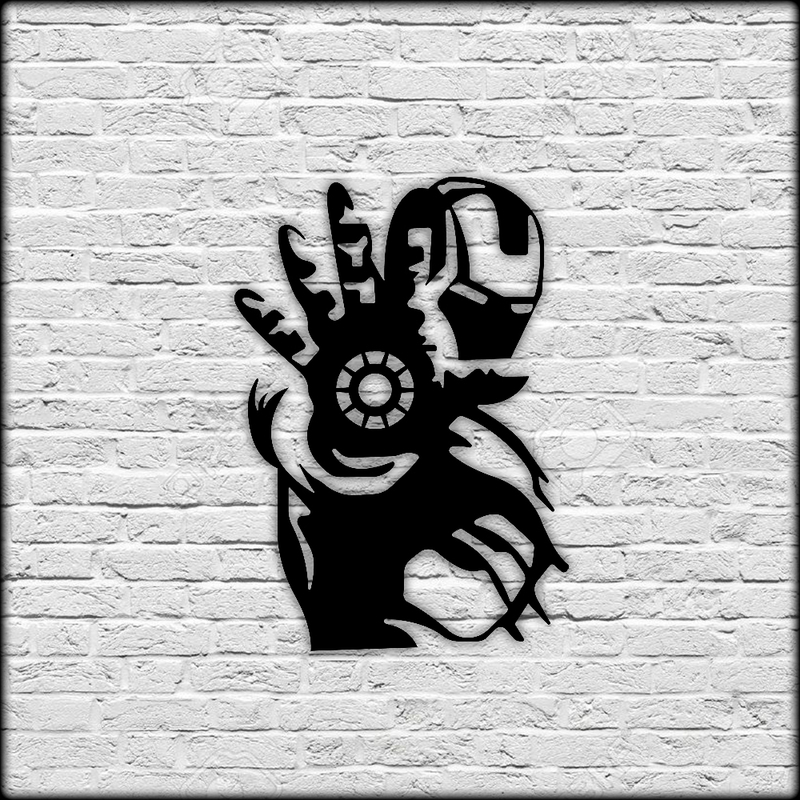 Iron man 2d wall art