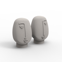 Small BOHO ABSTRACT FACE DECOR 3D Printing 532336