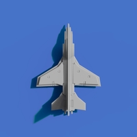 MODEL FIGHTER AIRCRAFT F16 - Thumbnail 1