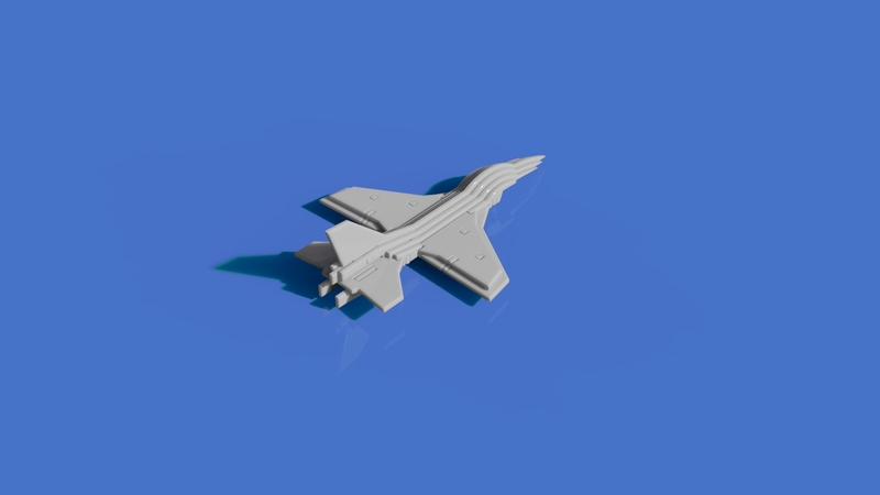 MODEL FIGHTER AIRCRAFT F16