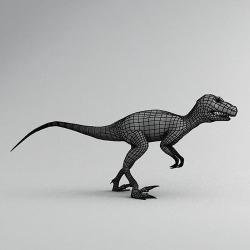 Deinonychus model 3D
