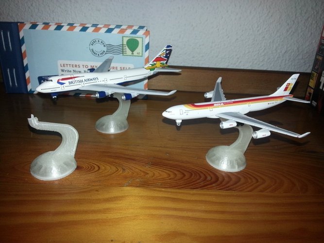 Pedestal for miniatures airplanes 3D Print 53250