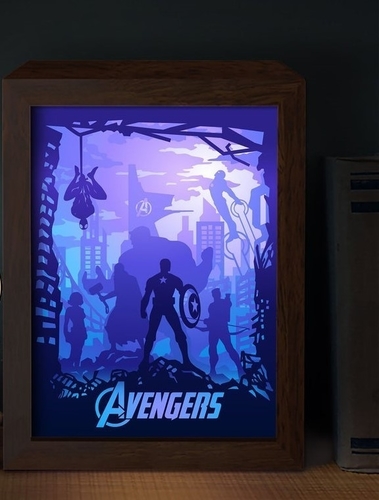 avengers lightbox 3D Print 532575