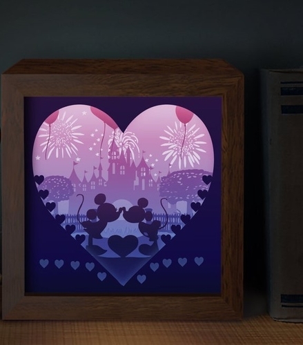 mickey lightbox 3D Print 532585