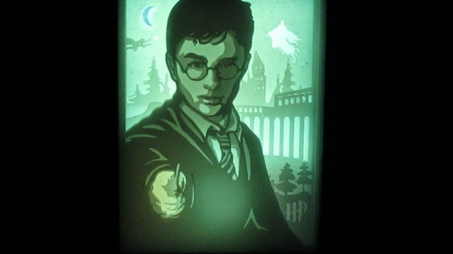 harry potter lightbox 3D Print 532591