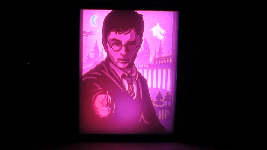 harry potter lightbox 3D Print 532594