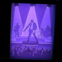 Small michael jackson lightbox 3D Printing 532617