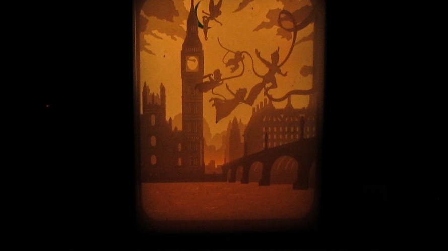 peter pan lightbox 3D Print 532630