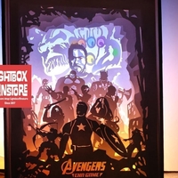 Small avengers 2 lightbox 3D Printing 532654