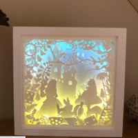 Small Alice in Wonderland V2 lightbox 3D Printing 532680