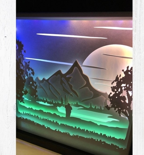 Gone Fishing light box  3D Print 532757
