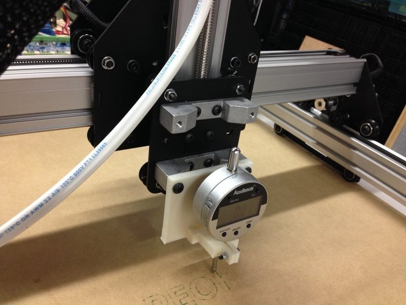 Dial Indicator Mount for Shapeoko 2 Rotary Tool Holder