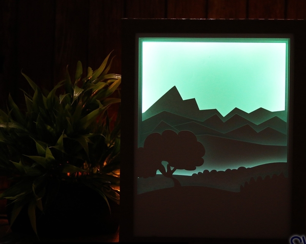 Landscape Scene light box 3D Print 532900