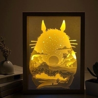 Small My Neighbor Totoro lightbox 3D Printing 532918