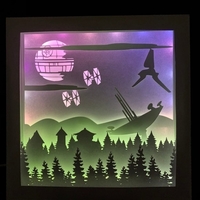 Small Star Wars Return of the Jedi lightbox 3D Printing 532922