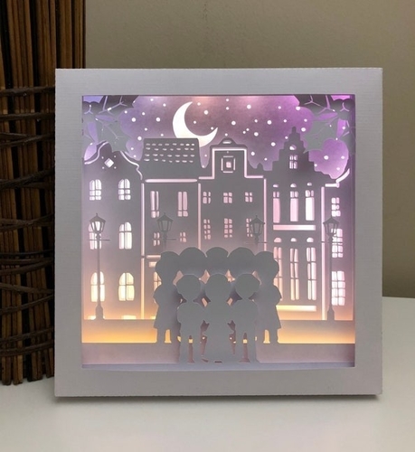 Victorian Christmas Carols lightbox 3D Print 533010