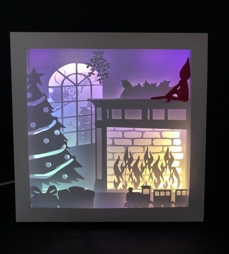 Elf on the Shelf lightbox 3D Print 533029