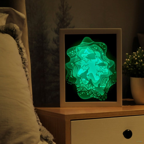 ocean 2 lightbox 3D Print 533048