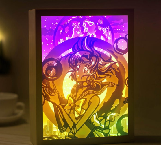 sailor moon lightbox 3D Print 533055