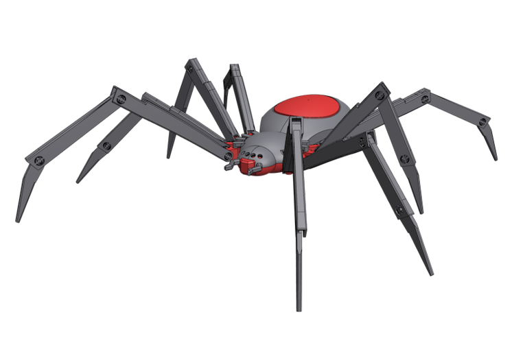 brock Giant Spider (articulated legs) 3D Print 533409