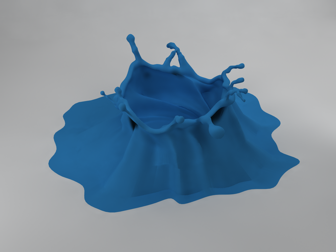 Splash Vase 3D Print 53341